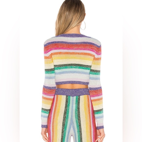 LOVERS AND FRIENDS, Metallic Knit, Believe Sweater in Multicolor, Revolve - Picture 5 of 12